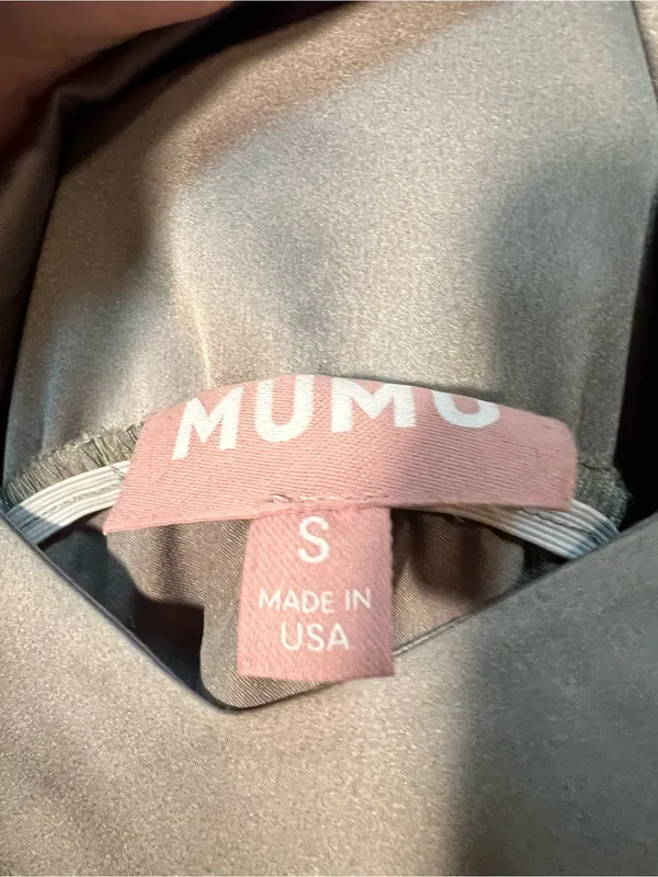 Show Me Your Mumu Women's Size Small Faith Maxi Dress Moss Green‎ Luxe Satin - Image 13