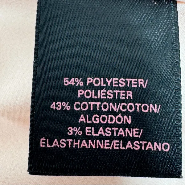 Victorias‎ Secret Satin Jacquard Open Front Cropped Blazer Jacket Peach 10 - Image 10