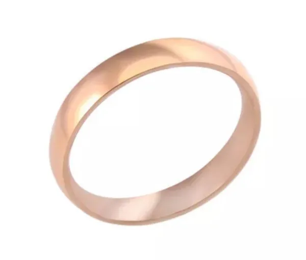4mm Rose Gold Ring - Image 3