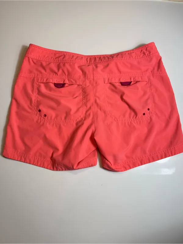 Title Nine Nimblene Coral Stretch Hiking Athletic Shorts Zip Pocket‎ Size12 - Image 2