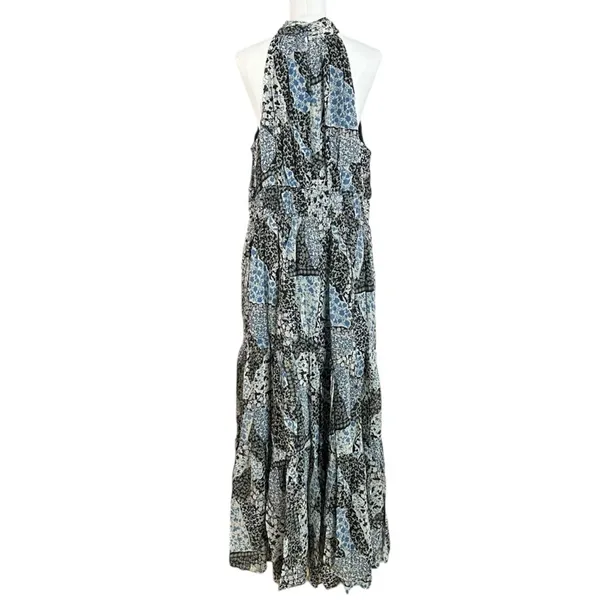 Anthropologie The Somerset Chiffon Maxi Dress in Black Floral Size XL NWT - Image 9