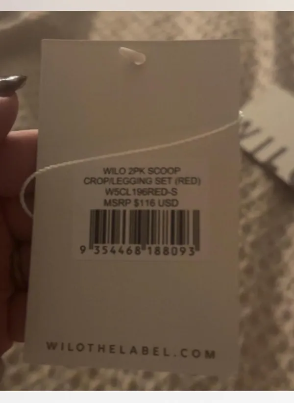 Alo WILO Anthropologie The Label Sports Bra Set - Image 10