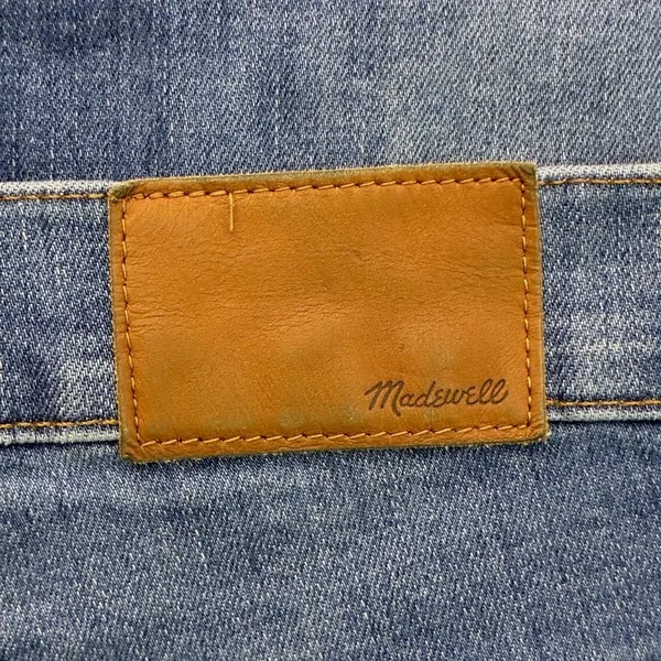 Madewell Cali Demi-Boot Solid Jeans Blue High Rise Stretch Denim Size 10 - Image 5