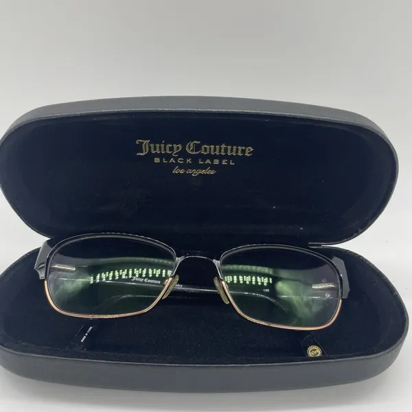 Juicy Couture Frames JU195 0JSM 135 Just Juicy Black Rose Gold Glasses Nose Pads - Image 2