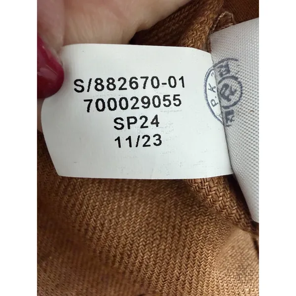 Banana Republic Dress Lina 100% Linen Mini Size 0 Burnt Orange New #GGG9-1 - Image 7