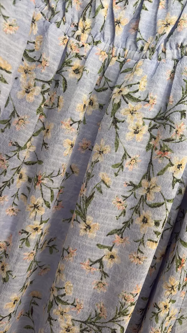 Max Studio Blue Floral Dress - Image 2