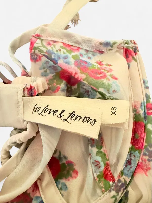 For Love & Lemons Lailah Floral Mini Dress XS - Image 8