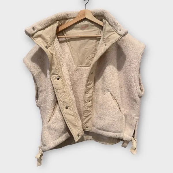 Free People Scout It Out Fleece Vest Size Large - Image 7