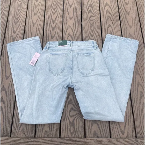 NWT Wild Fable Low-Rise bootcut light wash jeans easy rigid size 2 - Image 5
