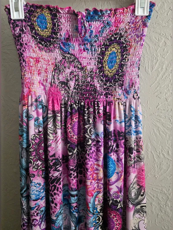 Just Love Medallion Print Maxi Dress Convertible XL - Image 3