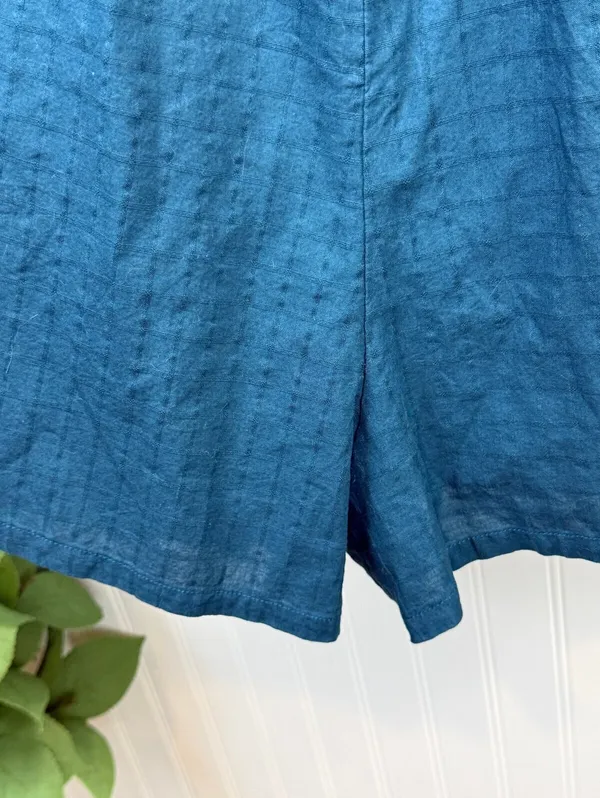 Pilcro by Anthropologie Teal Green Puff-Sleeve 3" Babydoll Romper - Size - XL - Image 5