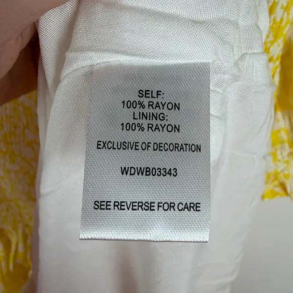 NWT Lost + Wander Sweet Summer Daze Midi Dress Small Yellow‎ Floral Cottagecore - Image 7