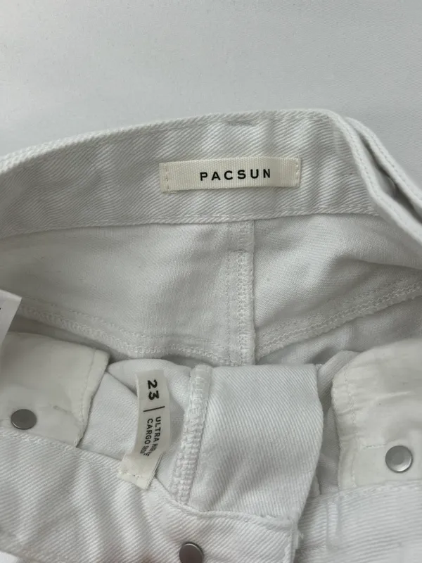 White Jean Shorts - Image 3