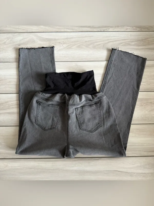 Motherhood Maternity Slim Straight Jeans Black Large NWT STITCH FIX - Image 9