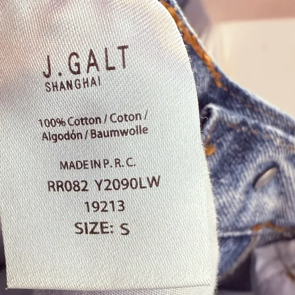 NWT John‎ Galt Slim High Waisted Pants Jeans in Blue Size Small - Image 6