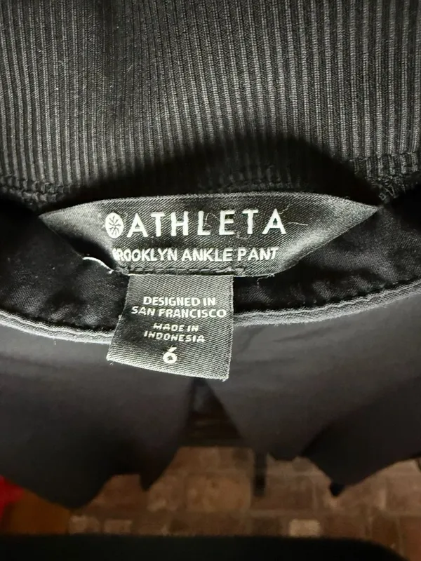 Athleta Brooklyn Ankle Pant, Women's Size 6, Black - Image 2