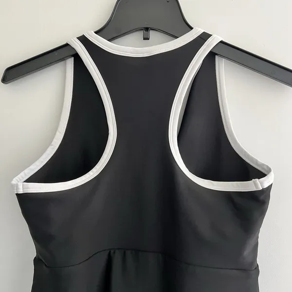 SAGE Collective Women’s Black Active Tennis Dress w/ Shorts Racerback SMALL EUC - Image 9