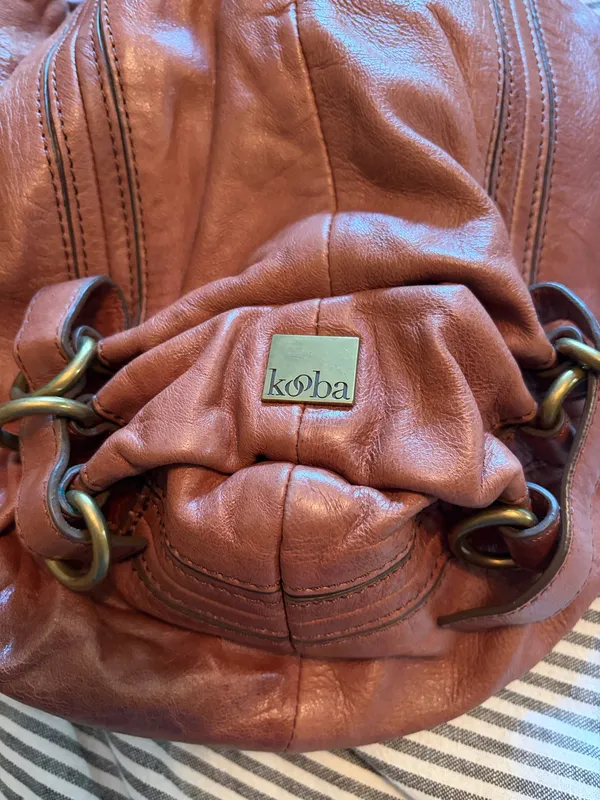 Kooba Shoulder Bag Brown Leather - Image 2