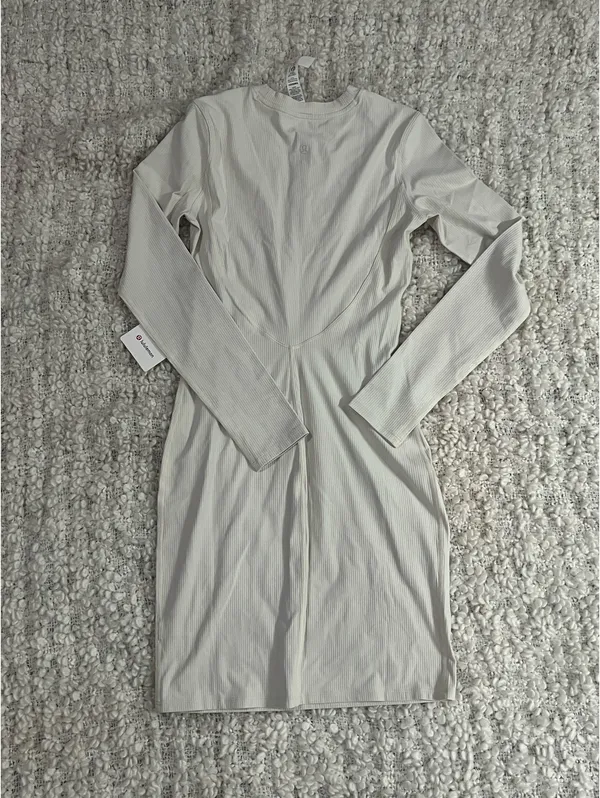 All Aligned Ribbed Henley Dress Lululemon  - Image 5