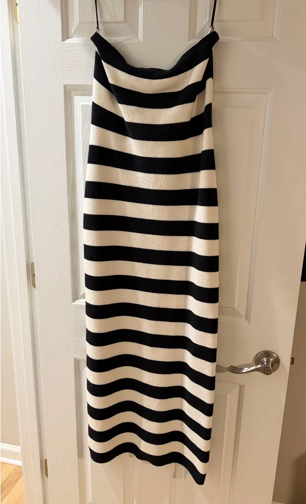 striped knit, Abercrombie dress - Image 2