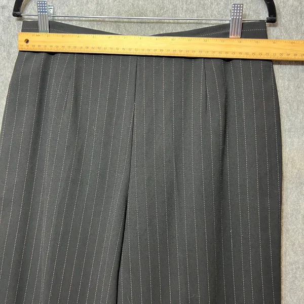 Vintage Dani Max Pinstripe Dress Pants Elastic Waist Trousers‎ Career Size 12 - Image 2