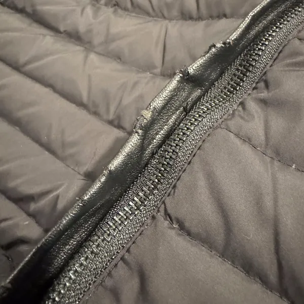 Via Spiga Coat Puffer Down Quilted Minimalist Streetwear Gorpcore‎ Black Large - Image 9