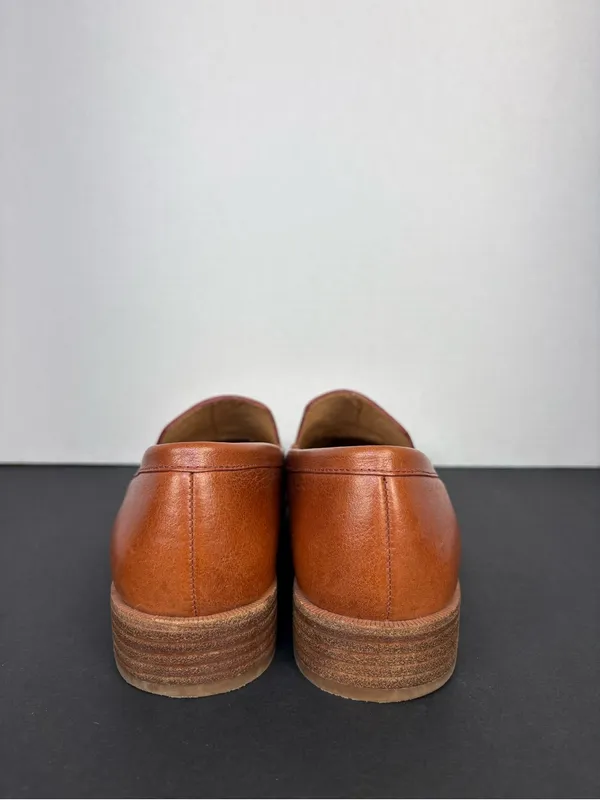 Brown Loafers Leather Slip-On Madewell - Image 3