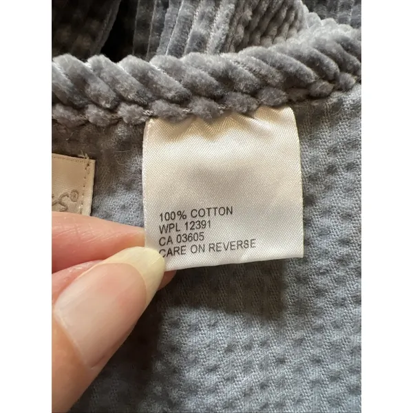 Northern Isles Wide‎ Wale Corduroy Sleeveless Maxi Dress Gray Modest Minimalist - Image 6