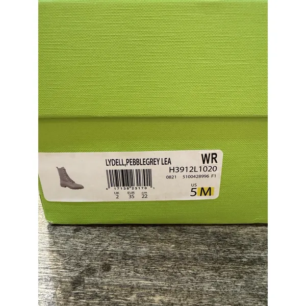 Sam Edelman Lydell Womens Combat Ankle Boot Size 5 Pebble Gray Lace Up Block - Image 7