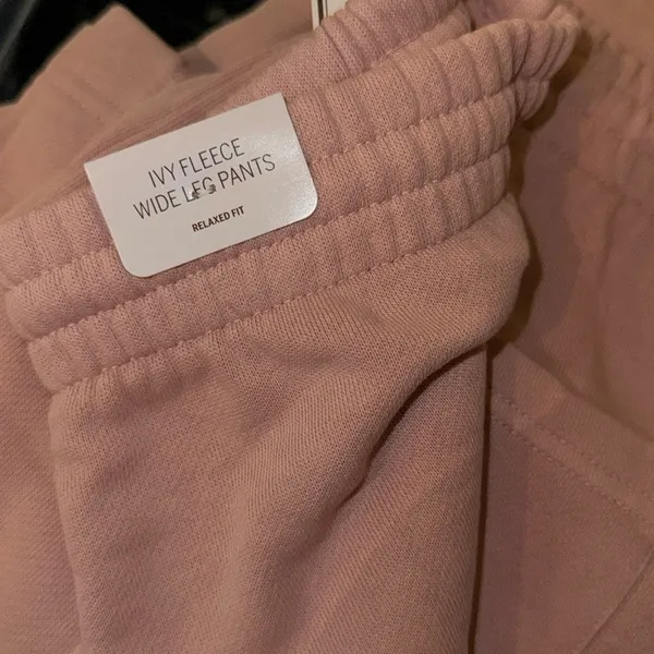 PINK new IVY FLEECE WIDE-LEG‎ SWEATPANTS - Image 3