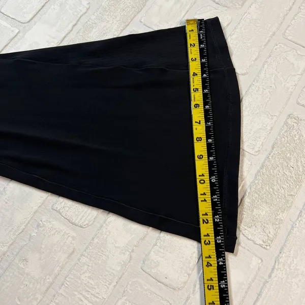 Aerie Offline Real Me Super Flare Crossover Hi-Rise Leggings Womens‎ Small Black - Image 6