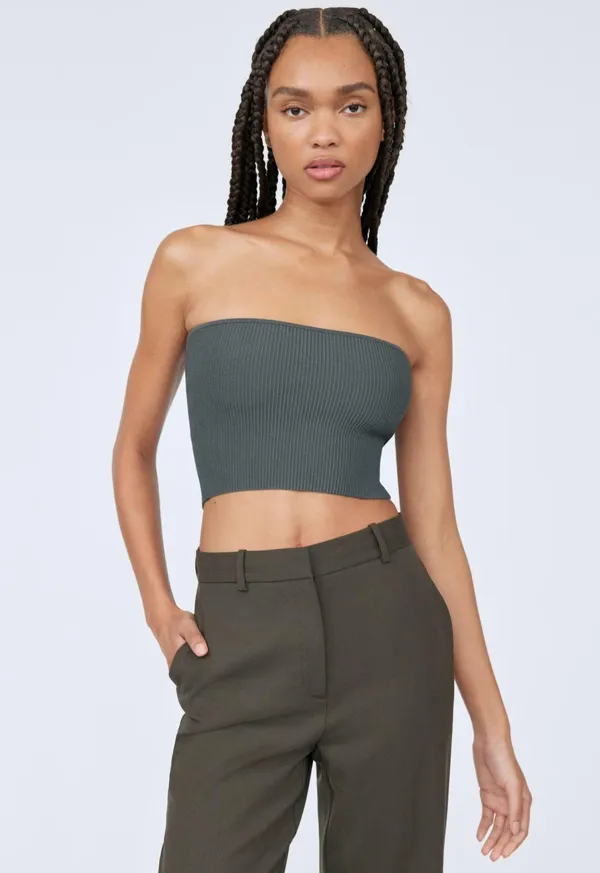 Aritzia Babaton Sculpt Knit Cropped Tube Top - Image 2