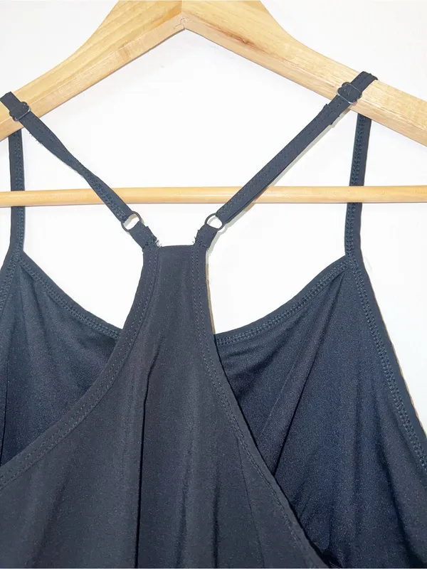 all in motion Black Racerback Workout Minj Dress with built in shorts - Image 8