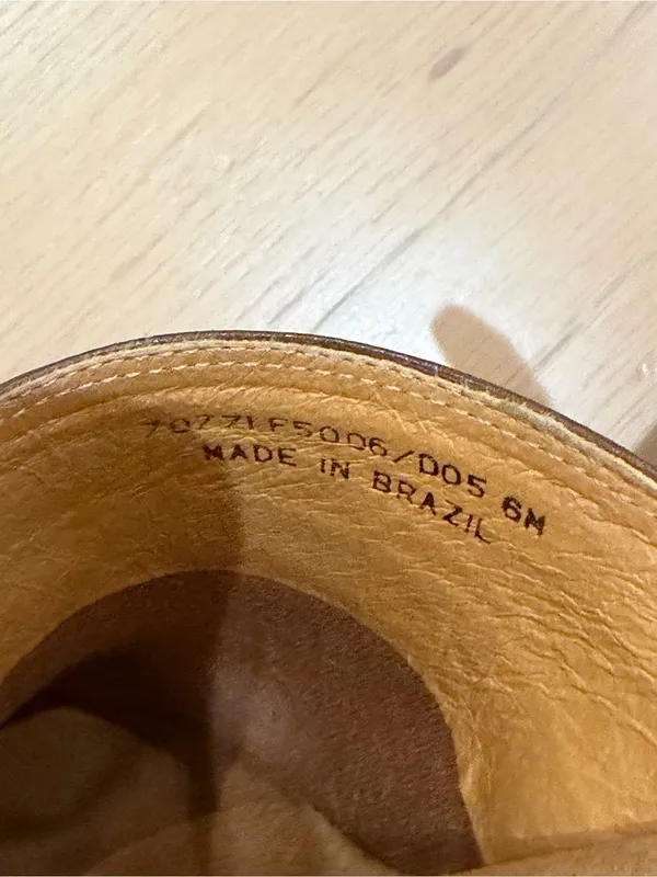 Frye Charlotte Brown Leather Mules - size 6 - Image 5