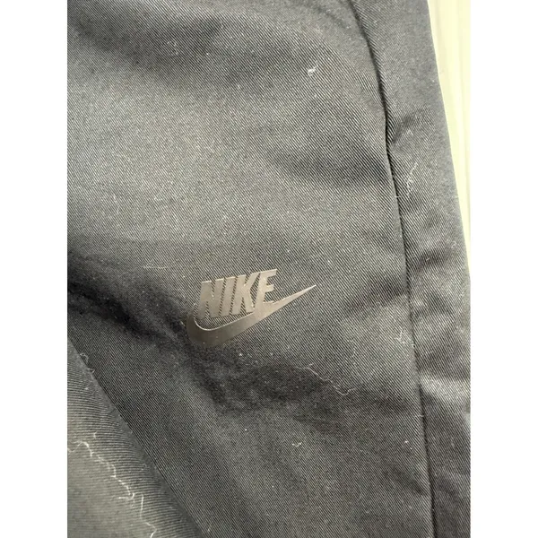 Nike Woven Pants Drawstring Waist Lightweight Black Trousers‎ Size 34 - Image 5