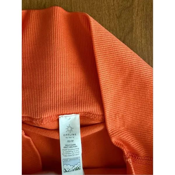 Offline By Aerie Orange Active Tennis Skort Athletic Mini Skirt - Image 6
