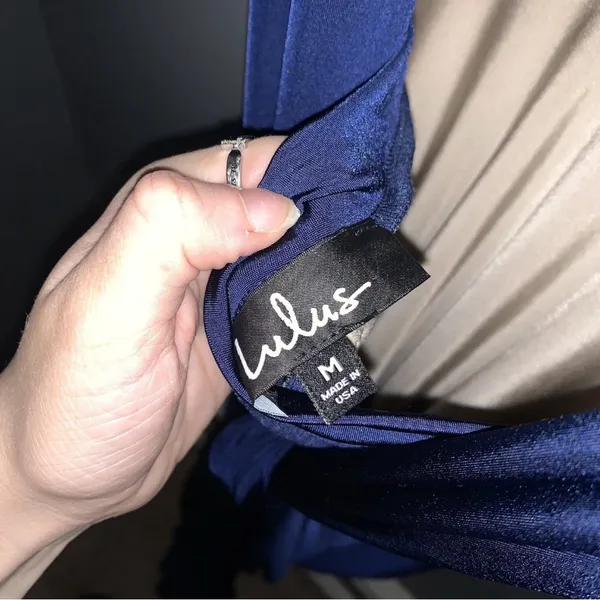 Lulu's Blue wrap Maxi Dress - Image 10