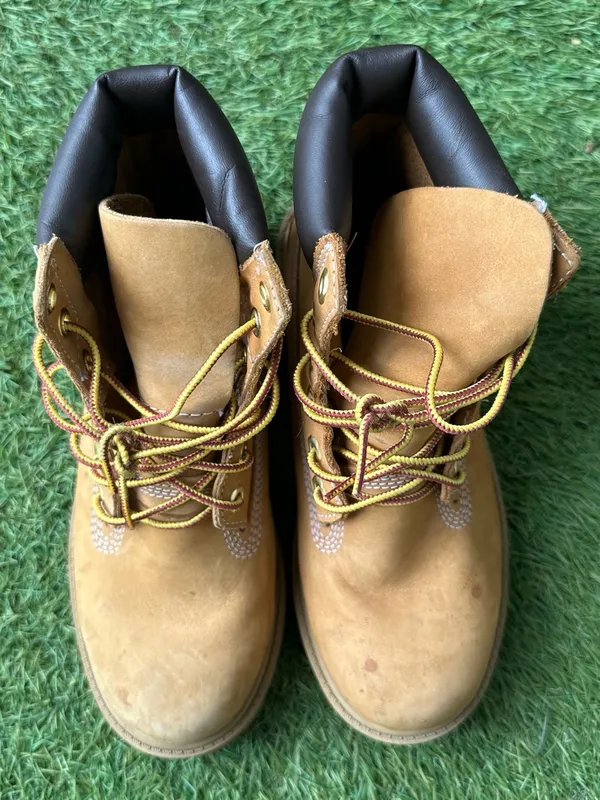Timberland 6 Inch Premium Waterproof Boot 'Wheat' Nubuck Size 4.5 Women’s Size 6 - Image 3