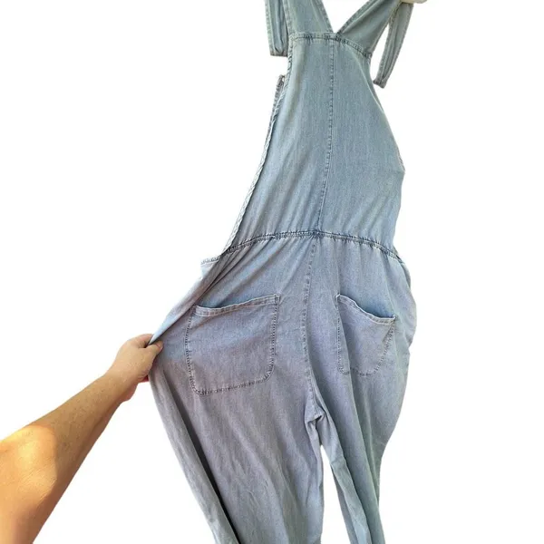 NWT Blakeley size 2X lightweight wash overalls wide legs - Image 4