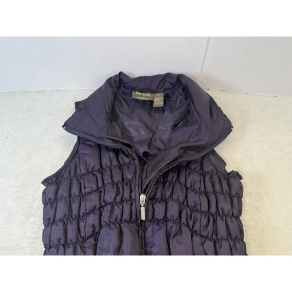 JANE ASHLEY‎ Women’s Purple Puffer Vest Medium Gorpcore Utility Casual - Image 6