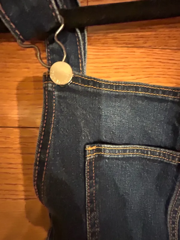 AUTHENTIC True Religion iconic horseshoe BF Slim Dark Wash Fashionable overalls - Image 14
