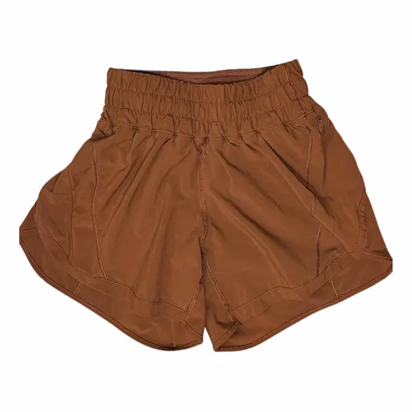 NWOT Lululemon Track That Mid-Rise Lined Short 5" Copper Brown Size 0 - Image 5