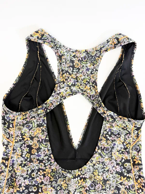 Free People Movement Eden Performance Onesie Ditsy Floral Print Romper - Image 13