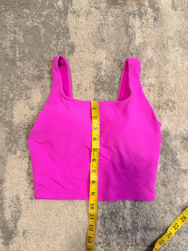 Calia Hot Pink Crop Top Size XS - Image 3