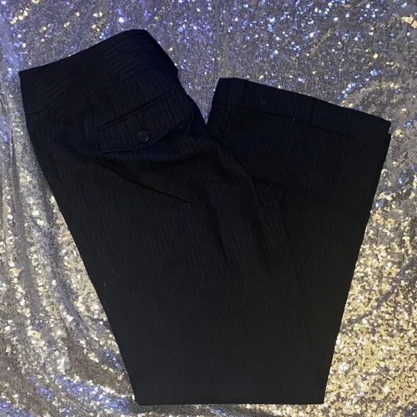 LOFT 8 Julie Black Pinstripe Women's Trousers - Image 3