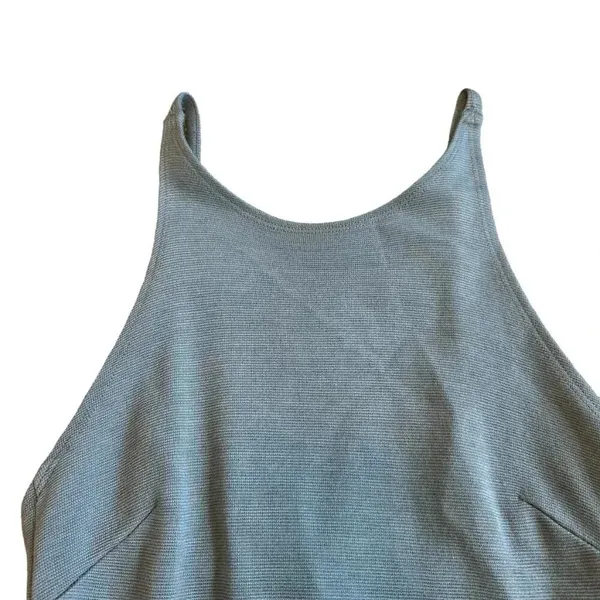 Lulus Blue Spaghetti Strap Bodycon Dress Stretch Low Back Size Medium Women's - Image 2