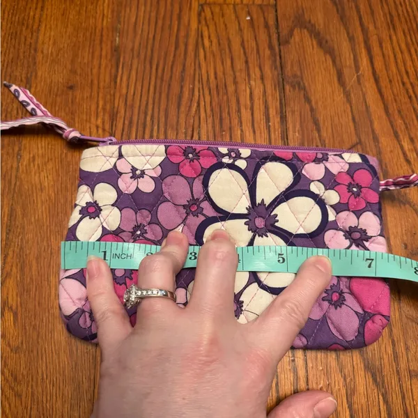 Vera Bradley Petal Power Purple Small Cosmetic Bag - Used - Very Rare - Image 3