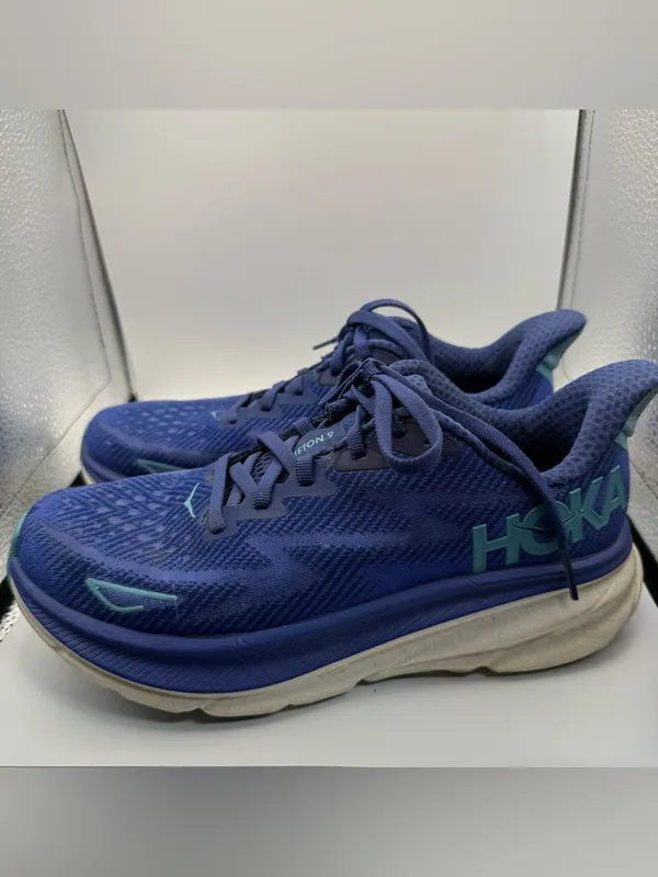 Hoka Women's‎ Clifton 9 Running Athletic Shoe Sneaker Cobalt Blue Comfort 7 - Image 5