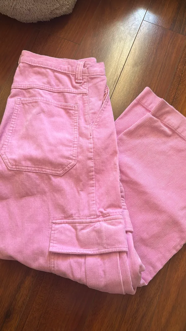 Brandy Melville Tatum Corduroy Cargo Pants - Image 2