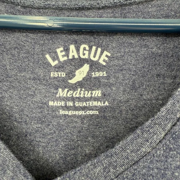 League Size Medium Short Sleeve V Neck Tee T-Shirt Top UVA Virginia Cavaliers - Image 3
